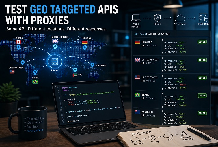 How Developers Use Proxies to Test Geo-Targeted APIs
