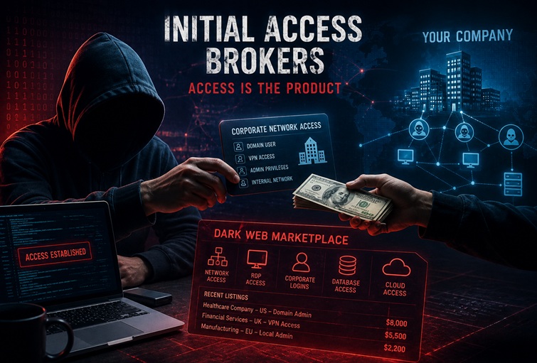 Initial Access Brokers: The Cybercrime Market Behind the First Step of an Attack