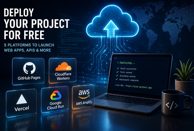 5 Free Platforms to Deploy Your Next Project Without Renting a Server