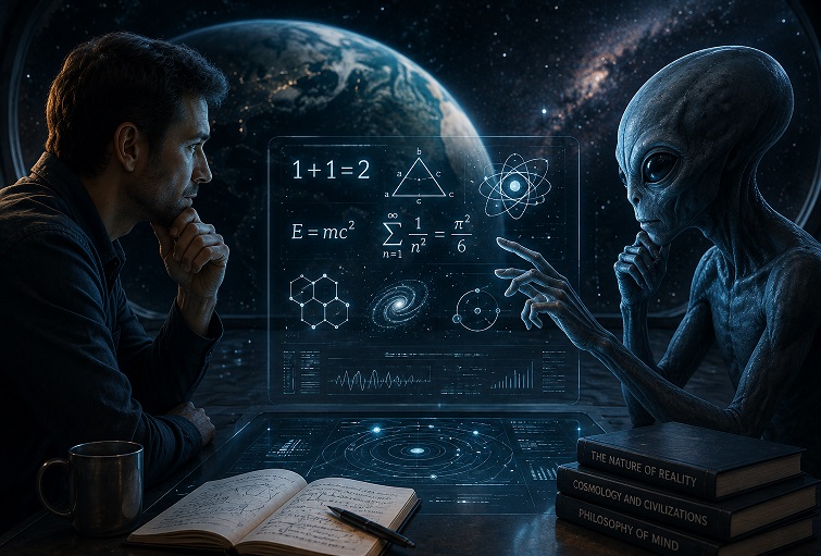 Would an Alien Civilization Think According to Human Logic